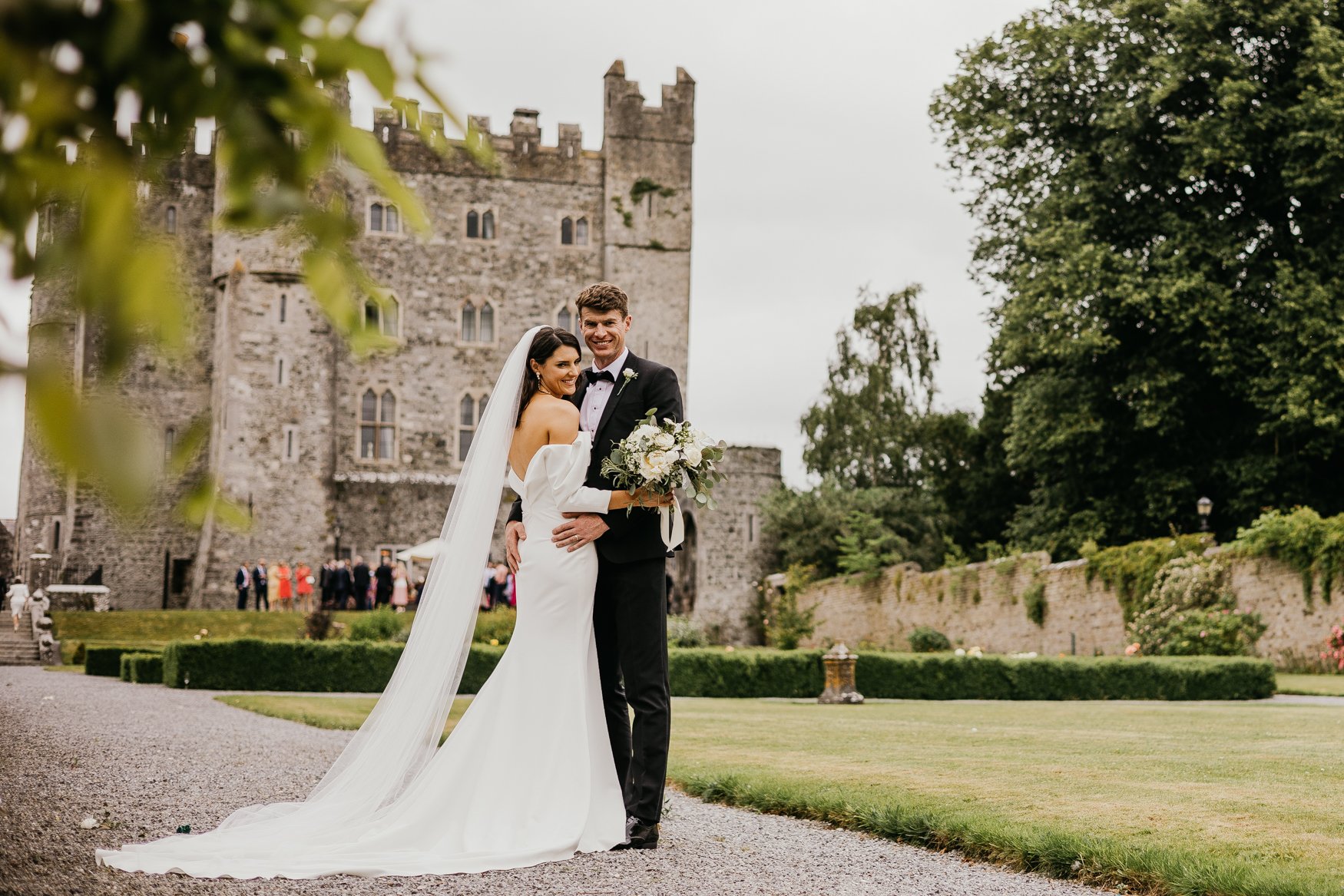 Wedding in Kilkea Castle. by Darren Byrne Irelands top wedding photographer